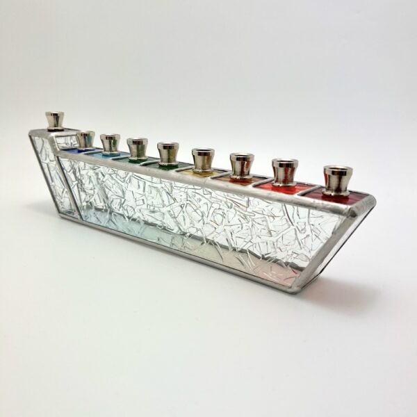 Menorah Wedding Glass